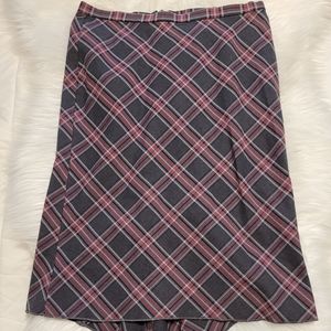 Plaid Pencil skirt